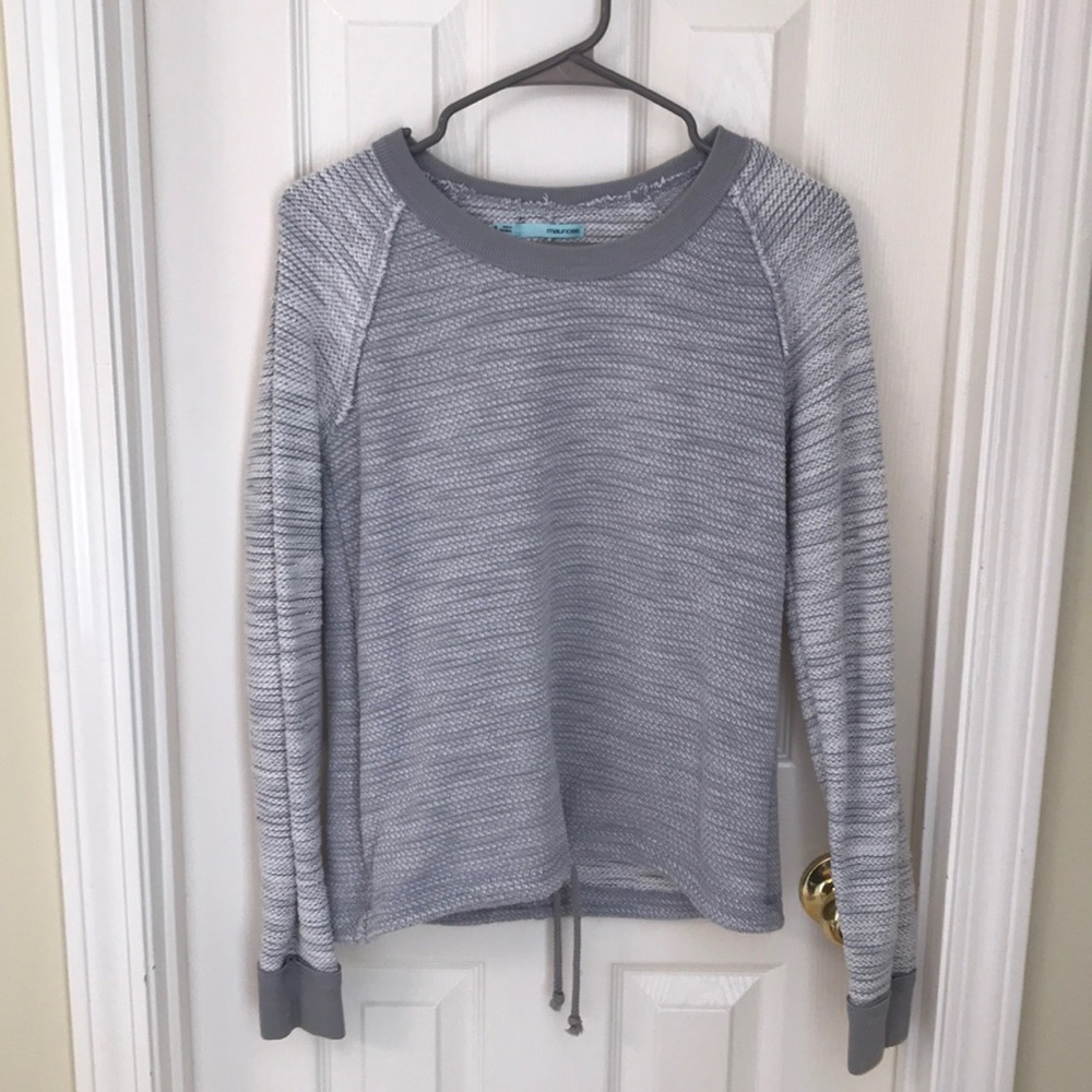Drawstring Sweatshirt with Sparkle